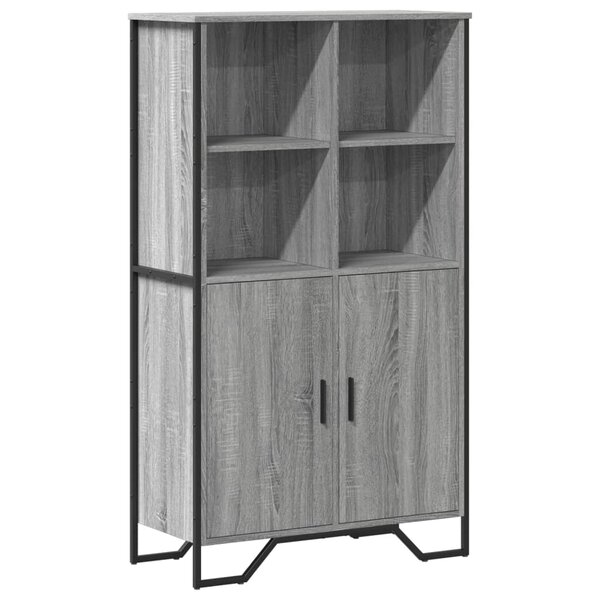 vidaXL Buffet haut sonoma gris 79 5x35 5x137 5 cm bois d'ingénierie