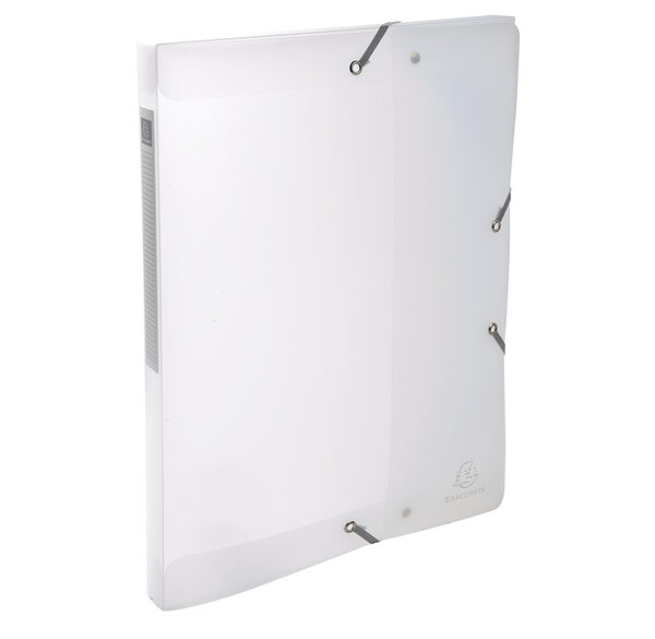 Boite de classement en polypropylène dos 25mm chromaline - a4 - incolore - x 4 - exacompta