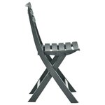 vidaXL Chaises de jardin pliables 2 Pièces Plastique Vert