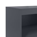 vidaXL Buffet haut anthracite 68 5x38 5x123 5 cm acier