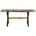 vidaXL Table de salle à manger 160x80x76cm Bois de récupération massif