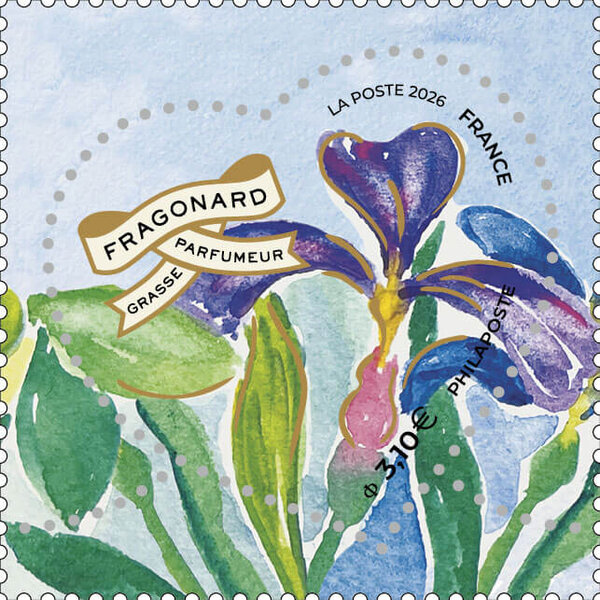 Timbre coeur - Fragonard - Lettre verte - 100g