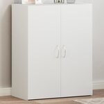 vidaXL Armoire de classement blanc 60x32x77 5 cm bois d'ingénierie
