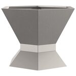 vidaXL Braise Marron 50 x 50 x 40 cm Acier résistant aux intempéries