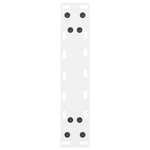 vidaXL Pieds de table basse Blanc 2 pièces 40 x (30-31) cm Acier