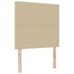 vidaXL Tête de lit avec tête de lit Vert gris clair 90 cm Tissu côtelé