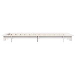 vidaXL Cadre de lit sans matelas blanc 75x190 cm bois de pin massif