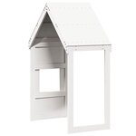 vidaXL Toit de lit pour enfants blanc 55x99x139 5cm bois de pin massif