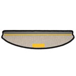 vidaXL Tapis d'escalier 30 pièces 65 x 21 x 4 cm Noir Demi-rond Grand