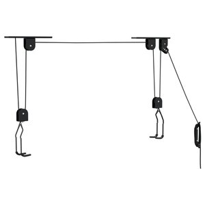 vidaXL Palans à vélo avec support de plafond 2 Pièces 20 kg