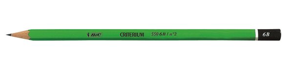 Crayon papier graphite Hexagonal CRITERIUM 550 Mine 3H vert BIC