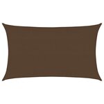 vidaXL Voile d'ombrage 160 g/m² Marron 5x8 m PEHD