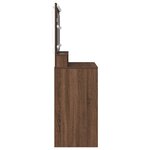vidaXL Coiffeuse Chêne brun 100 x 41 x 135 cm Bois d'ingénierie