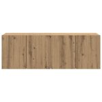 vidaXL Meubles TV muraux 2 Pièces chêne artisanal 60x30x41 cm