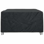 vidaXL Housse pour mobilier d'extérieur Noir 220 x 190 x 85 cm 420D
