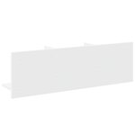 vidaXL Armoire murale 100x16 5x30 cm blanc bois d'ingénierie
