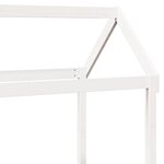 vidaXL Ensemble de lit de jour et de banc et toit 90x190 cm pin massif