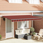vidaXL Auvent Rétractable Multicolore 400 x 200 cm