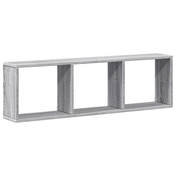 vidaXL Armoire murale 100x16x30 cm sonoma gris bois d'ingénierie