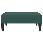 vidaXL Repose-pied vert foncé 77x55x31 cm velours