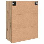 vidaXL Armoires Murailles 2 Pièces chêne artisanal 69 5 x 34 x 90 cm