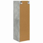 vidaXL Meuble TV mural 2 Pièces Béton 30 x 31 x 100 cm Bois d'ingénierie