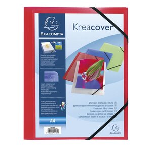 Chemise personnalisable à élastique PP Kréacover coloris assortis EXACOMPTA