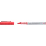 Faber-Castell Roller Free Ink Stylo à bille à encre liquide - Pointe conique 0 5 mm - Largeur de trait extra fine - Clip en métal - Couleur rouge