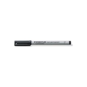 Marqueur non-permanent 'lumocolor 316' fin 0 6 mm noir x 10 staedtler