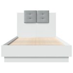 vidaXL Cadre de lit sans matelas blanc 90x190 cm