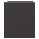 vidaXL Meubles TV 2 Pièces noir 67x39x44 cm acier