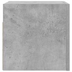 vidaXL Meuble TV mural Gris béton 30 5x30x30 cm