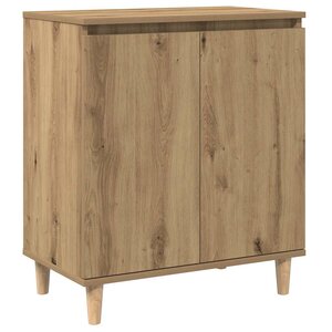 vidaXL Buffet chêne artisanal 60x35x70 cm bois d'ingénierie