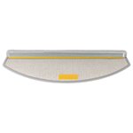 vidaXL Tapis d'escalier 20 pièces 65 x 24 x 4 cm Gris clair Demi-rond Grand
