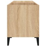 vidaXL Armoire à disques chêne sonoma 84 5x38x48 cm bois d'ingénierie
