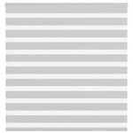 vidaXL Store zèbre gris clair largeur du tissu 135 9 cm polyester