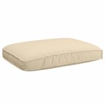 vidaXL Set de coussins de palette 3 Pièces Beige 120 x 80 x 12 cm