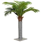vidaXL Palmier artificiel 12 feuilles 150 cm vert