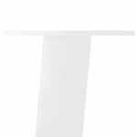 vidaXL Pieds de table basse 4 pièces Blanc 30 cm Acier