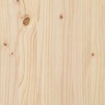 vidaXL Cache-pot de jardin Beige 71 x 38 x 152 cm Bois de sapin massif