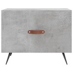 vidaXL Tables basses 2 Pièces gris béton 50x50x40 cm bois d'ingénierie