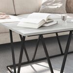 vidaXL Table basse Sonoma gris 100 x 50 x 40 cm
