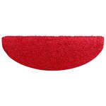 vidaXL Tapis d'escalier 10 Pièces 65x21x4 cm Rouge