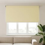 vidaXL Store enrouleur Protection UV Crème 160 x 140 cm Polyester