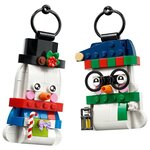 LEGO 40812 — Bonshommes de neige décoratifs  168 pièces  6 ans