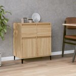 vidaXL Buffet Chêne sonoma 60x35x70 cm Bois d'ingénierie