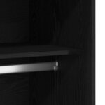 vidaXL Armoire Chêne noir 100 x 50 x 200 cm Bois d'ingénierie