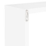 vidaXL Étagères cube murales 6 Pièces blanc 30x15x30 cm