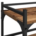 vidaXL Chariot de cuisine Bois Ancien 50 x 35 x 75 5 cm