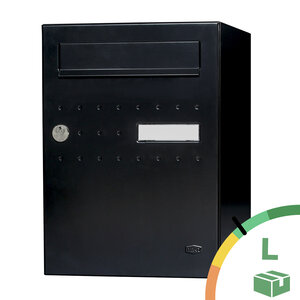 Boite à colis Eclipse 1 porte noir mat RAL 9005 M